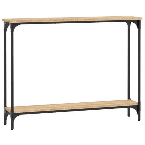 Stolik konsolowy, dąb sonoma, 100x22,5x75 cm Lumarko!