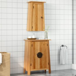 2-częściowy zestaw mebli łazienkowych, lite drewno sosnowe Lumarko!