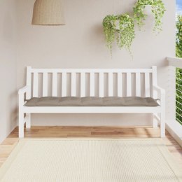 Poduszka na ławkę ogrodową, taupe, 180x50x3 cm, tkanina Lumarko!