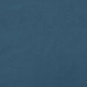Zagłówek uszak, ciemnoniebieski, 203x16x118/128 cm, aksamit Lumarko!