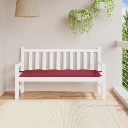 Poduszka na ławkę ogrodową, winna czerwień 150x50x7 cm, tkanina Lumarko!