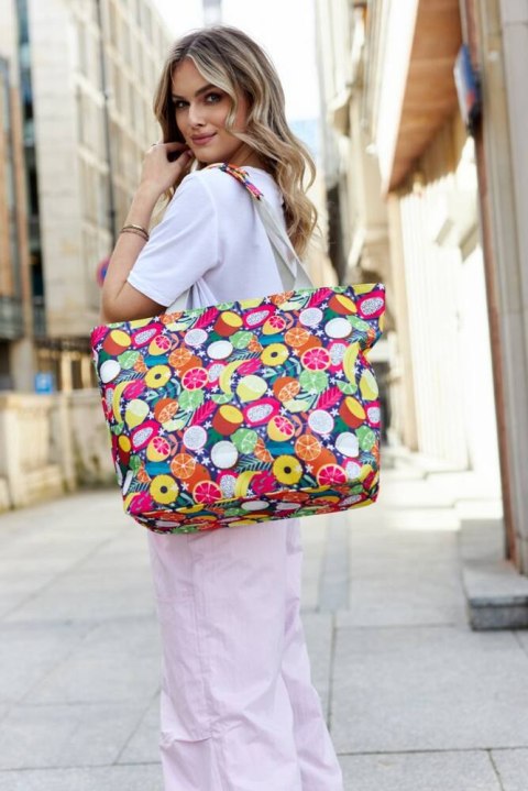 Duża Shopperka Damska Z Motywem W Owoce Lumarko!