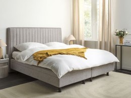 Łóżko regulowane tapicerowane 180 x 200 cm szare DUKE II Lumarko!