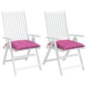 Poduszki na krzesła, 2 szt., różowe, 50x50x7 cm, tkanina Lumarko!