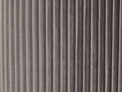 Zestaw 2 welurowych pufów ze schowkiem szary MIRAMAR