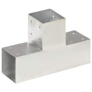 Łączniki w kształcie T, 4 szt., galwanizowany metal, 91x91 mm Lumarko!