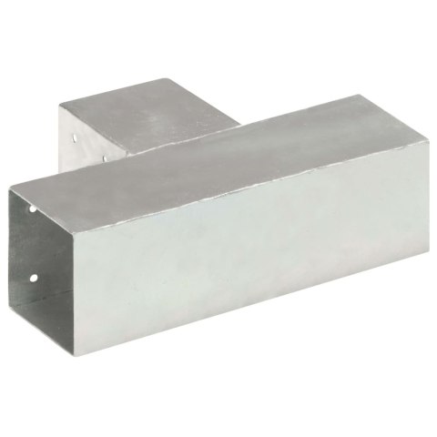 Łączniki w kształcie T, 4 szt., galwanizowany metal, 91x91 mm Lumarko!