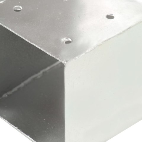 Łączniki w kształcie T, 4 szt., galwanizowany metal, 91x91 mm Lumarko!