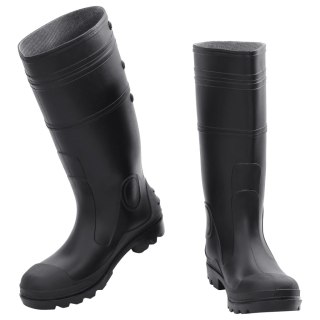 VidaXL Kalosze, czarne, rozmiar 41, PVC