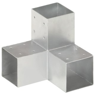 Łącznik do słupków w kształcie Y, galwanizowany metal, 91x91 mm Lumarko!