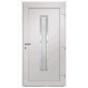 Drzwi wejściowe zewnętrzne, białe, 88 x 200 cm Lumarko!