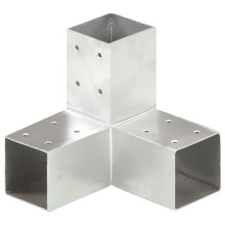 Łącznik do słupków w kształcie Y, galwanizowany metal, 71x71 mm Lumarko!
