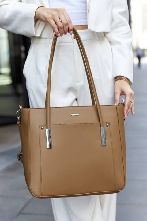 Klasyczna Shopperka Damska Ze Skóry Ekologicznej Lumarko!