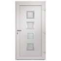 Drzwi wejściowe zewnętrzne, białe, 108 x 200 cm Lumarko!