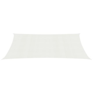 Żagiel przeciwsłoneczny, 160 g/m², biały, 2,5x5 m, HDPE Lumarko!