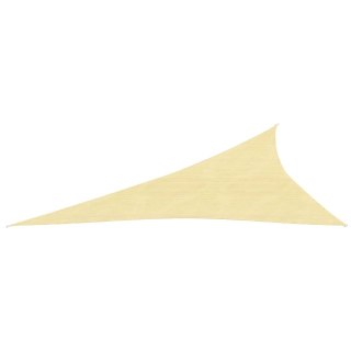 Żagiel przeciwsłoneczny, 160 g/m², beżowy, 3x4x5 m, HDPE Lumarko!