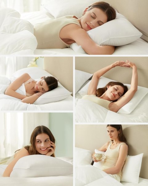 Poduszka 40 x 80 cm, wypełnienie 800 g, powierzchnia z miękkiej szczotkowanej tkaniny poliestrowej, poduszka, można prać w pralc