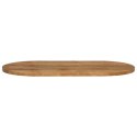 Blat stołu, 100x50x3,8 cm, owalny, lite drewno mango Lumarko!