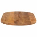 Blat stołu, 100x50x3,8 cm, owalny, lite drewno mango Lumarko!