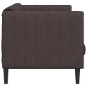 Sofa 3-osobowa, ciemnobrązowa, tapicerowana tkaniną Lumarko!