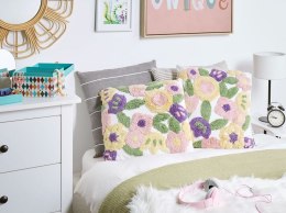 2 poduszki dekoracyjne bawełniane tuftowane 45 x 45 cm wielokolorowe TRICORNIO Lumarko!