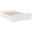 Rama łóżka z szufladami, biała, 140x190 cm Lumarko!