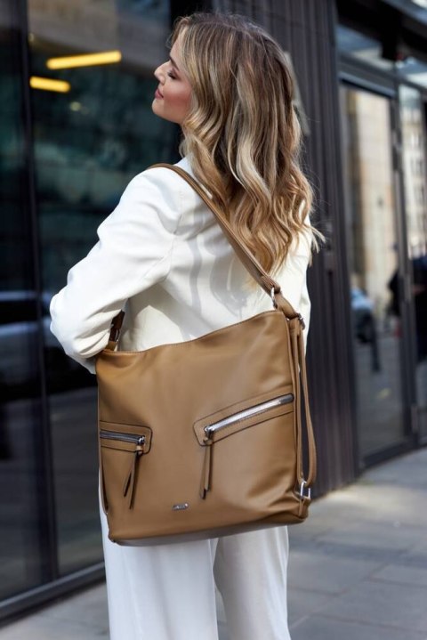 Klasyczna, Pojemna Torebka Damska Ze Skóry Ekologicznej Lumarko!