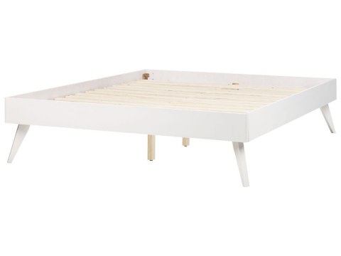 Łóżko 140 x 200 cm białe BERRIC