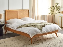 Łóżko 160 x 200 cm jasne drewno ISTRES Lumarko!