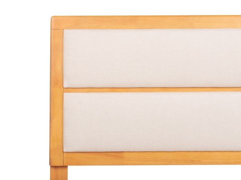 Łóżko 160 x 200 cm jasne drewno POISSY