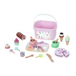 Sweet Cake Drewniany Zestaw Słodkości w Pudełku Lumarko!