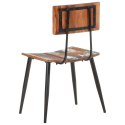 Krzesła stołowe, 2 szt., lite drewno z odzysku Lumarko!
