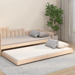 Rama łóżka, 80x200 cm, lite drewno sosnowe Lumarko!