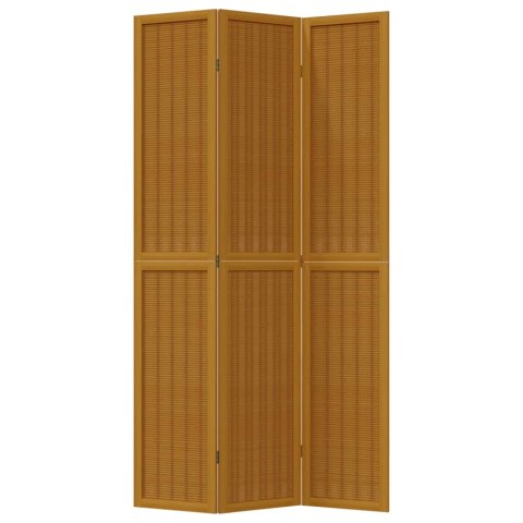 Parawan pokojowy, 3-panelowy, lite drewno paulowni Lumarko!