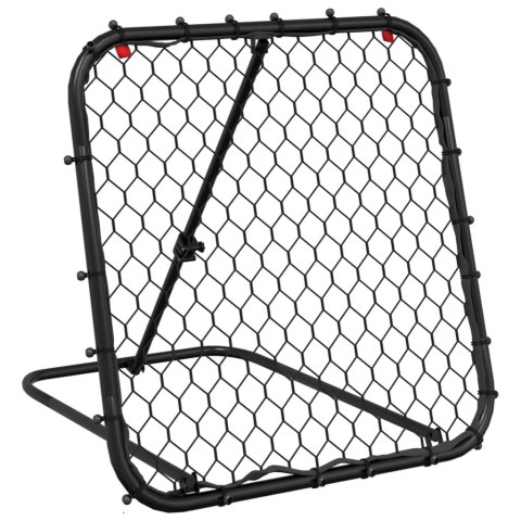 Rebounder do piłki nożnej, regulowany, czarny, 84x73x60-80 cm Lumarko!
