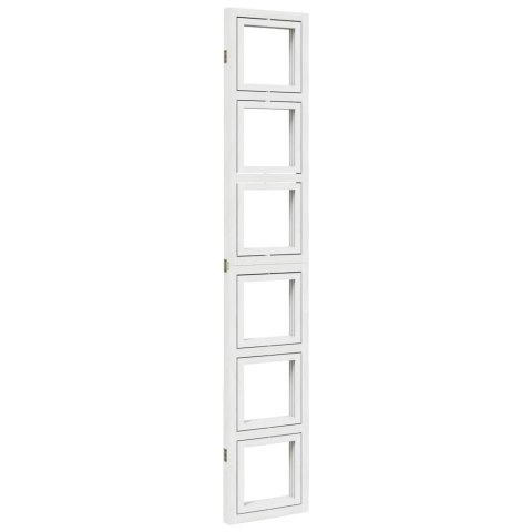 Parawan pokojowy, 3-panelowy, biały, lite drewno paulowni Lumarko!