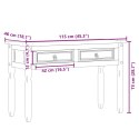 Stolik konsolowy Corona, 115x46x73 cm, lite drewno sosnowe Lumarko!