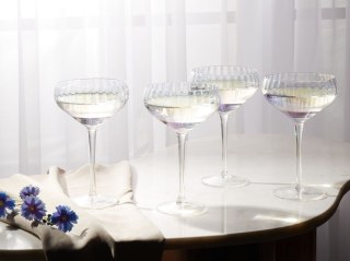 Zestaw 4 kieliszków do szampana 300 ml MORGANITE