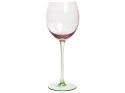 Zestaw 4 kieliszków do wina czerwonego 360 ml różowo-zielony DIOPSIDE Lumarko!