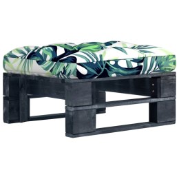 Ogrodowy stołek z palet, impregnowane na czarno drewno sosnowe Lumarko!