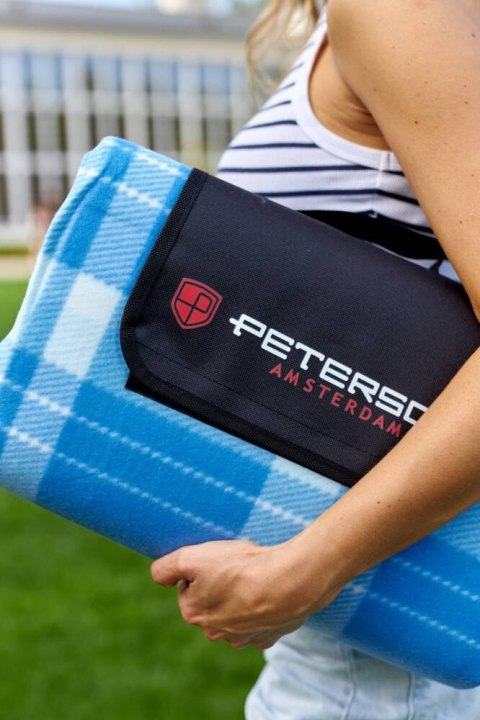 Materiałowy koc piknikowy z wodoodporną izolacją Lumarko!