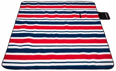 Materiałowy koc piknikowy z wodoodporną izolacją Lumarko!