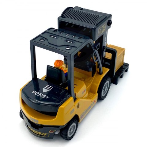 Zdalnie Sterowany Wózek Widłowy 2w1 Dźwig RC - Skala 1:24 Lumarko!