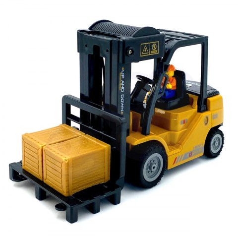 Zdalnie Sterowany Wózek Widłowy 2w1 Dźwig RC - Skala 1:24 Lumarko!