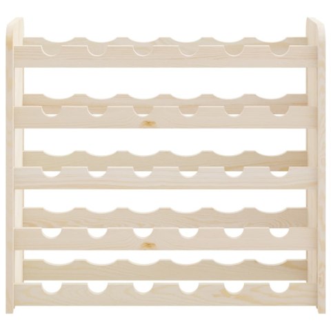 Stojak na wino, 67,5x25x60 cm, lite drewno sosnowe