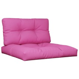 Poduszki na palety, 2 szt., różowe, tkanina