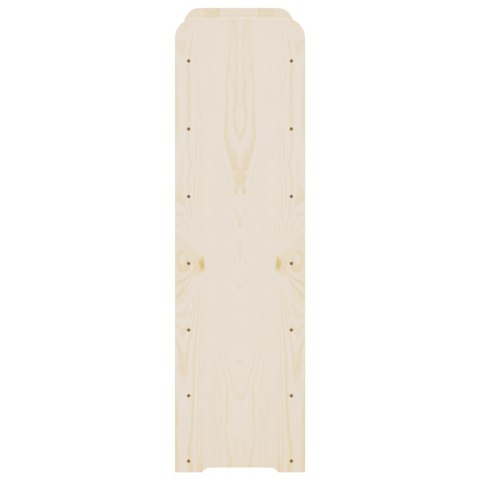 Stojak na wino, 67,5x25x87 cm, lite drewno sosnowe