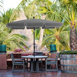 Prostokątny parasol balkonowy 2 x 1,25 m, ochrona UPF 50+, uchylna osłona przeciwsłoneczna, baldachim pokryty PA, torba transpor