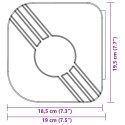 VidaXL Zwijana markiza, kremowa, 4,5x3 m, tkanina i aluminium