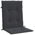 Poduszki na krzesła ogrodowe, 6 szt., czarne, 100x50x3 cm Lumarko!